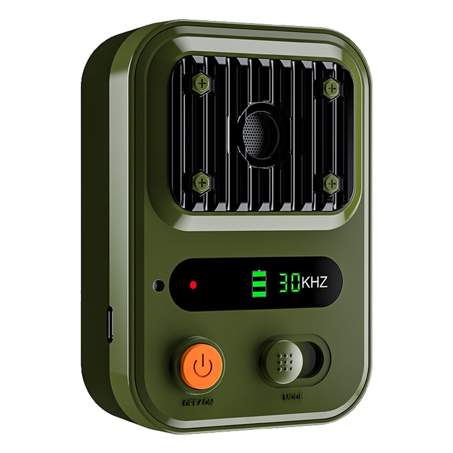 KFX-9697853 Ultrasonic Anti-Barking Device with Rechargeable Battery, Waterproof Design, 3 Adjustable Frequencies, 32.8ft Detection Range