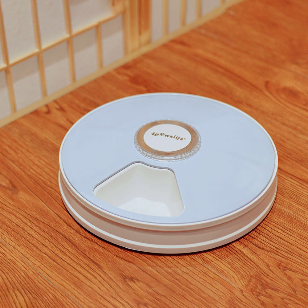 KFX-9698365 Automatic Pet Feeder with 6 Grids and Voice Reminder Function