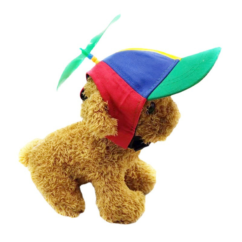 KFX-9699389 Bamboo Dragonfly Dog Baseball Cap in Red, Green, and Orange - Casual Cotton Style, Available in S, M, L