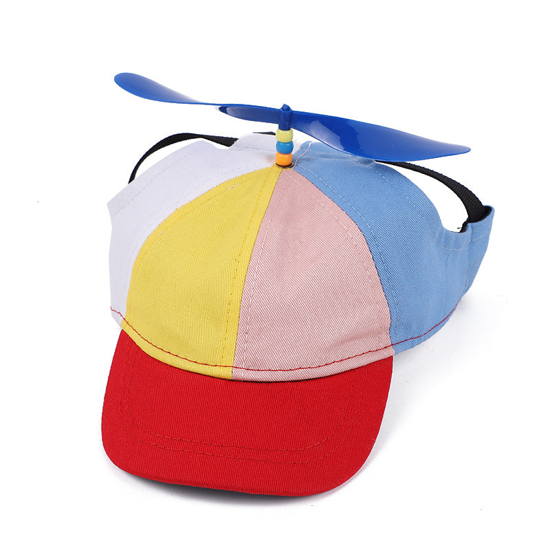 KFX-9699389 Bamboo Dragonfly Dog Baseball Cap in Red, Green, and Orange - Casual Cotton Style, Available in S, M, L