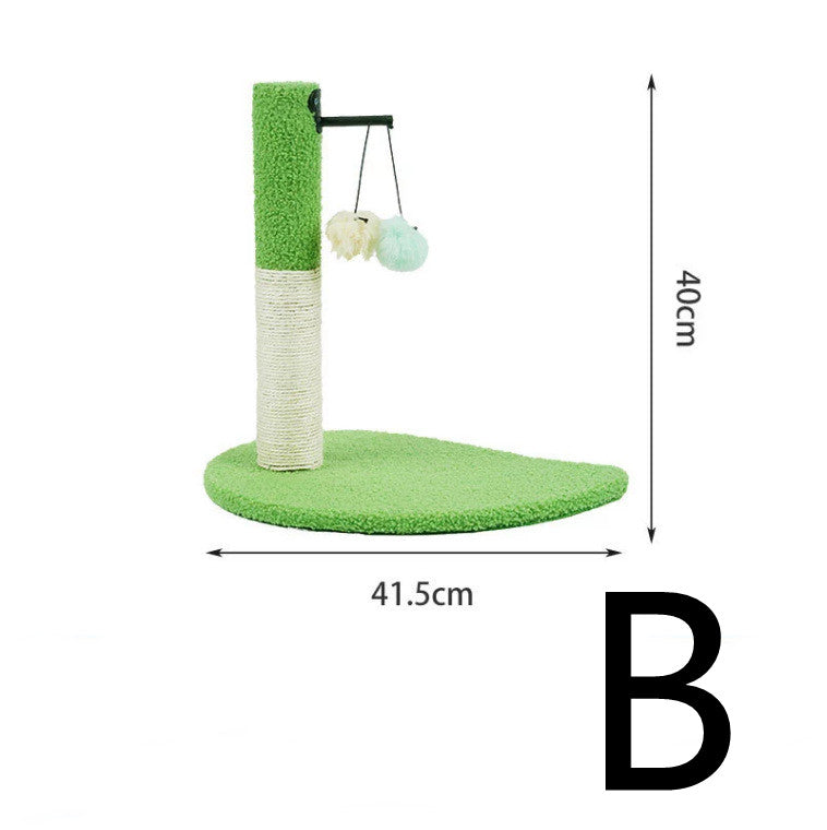 KFX-9703613 Small Cat Climbing Frame with Sisal Scratching Column and Fruit Shape Design