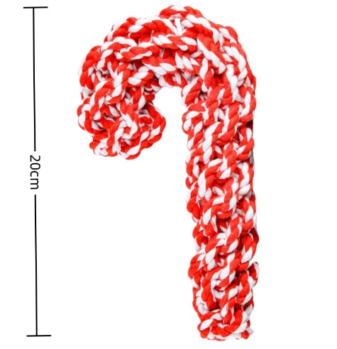KFX-9705149 Interactive Cotton Rope Dog Toy - Durable Biting and Chewing Circle for Mental Stimulation