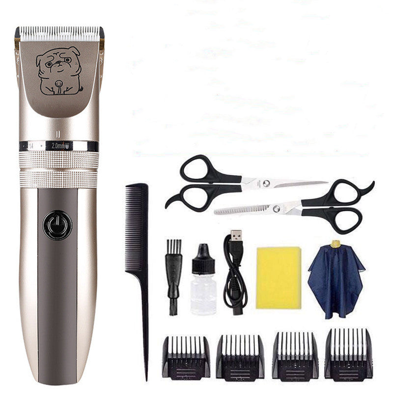 KFX-9705917 Rechargeable Electric Pet Clippers for Cats and Dogs - Model FMR-T3
