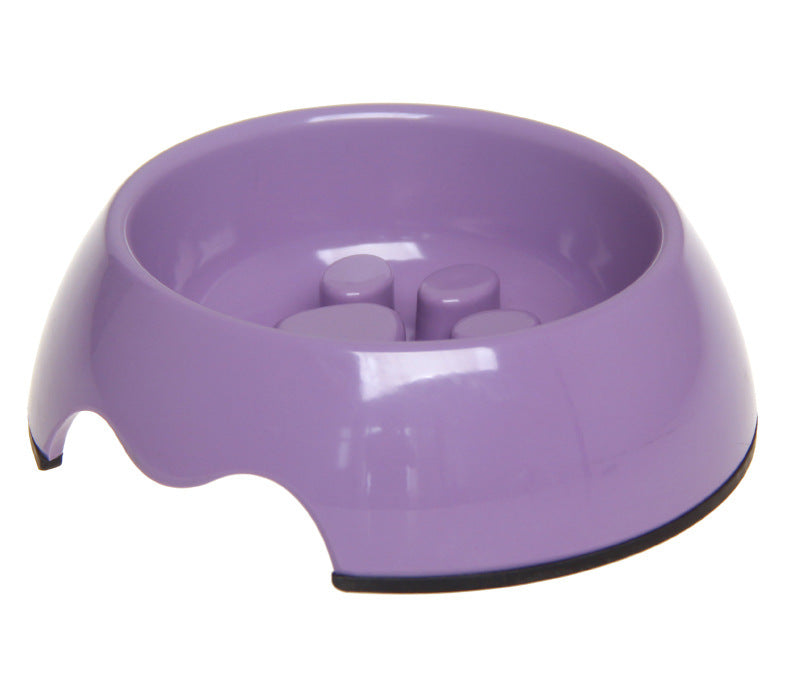 KFX-9706301 Pet Slow Feeder Bowl in Melamine - Available in Various Colors and Sizes (S, M, L)