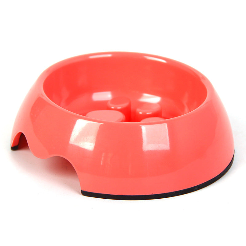 KFX-9706301 Pet Slow Feeder Bowl in Melamine - Available in Various Colors and Sizes (S, M, L)