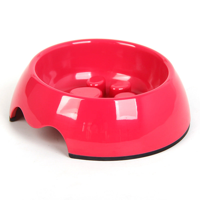 KFX-9706301 Pet Slow Feeder Bowl in Melamine - Available in Various Colors and Sizes (S, M, L)