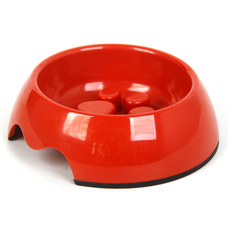 KFX-9706301 Pet Slow Feeder Bowl in Melamine - Available in Various Colors and Sizes (S, M, L)