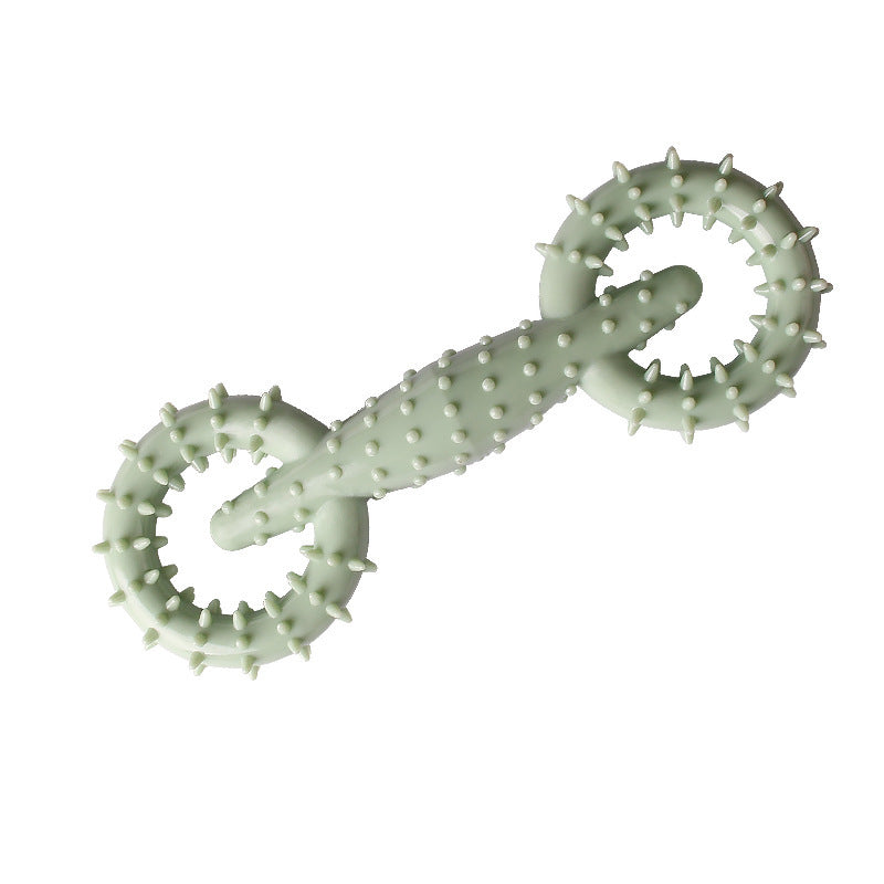 KFX-9707581 TPR Chew Toy Ring for Dogs and Puppies - Safe and Eco-Friendly Teething Stick