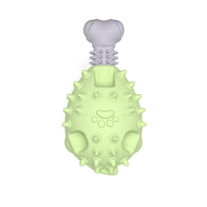 KFX-9708733 Durable Medium TPR Chicken Leg Dog Toy in Various Colors