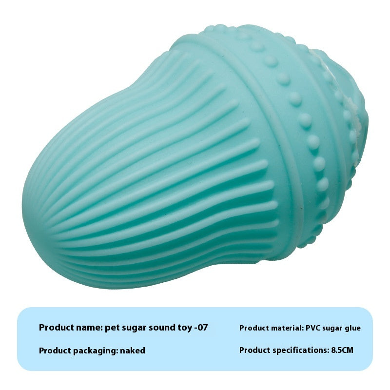 KFX-9710909 Durable Vinyl Simulation Bite-Resistant Ball for Pets - Various Colors Available