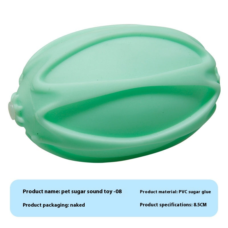 KFX-9710909 Durable Vinyl Simulation Bite-Resistant Ball for Pets - Various Colors Available