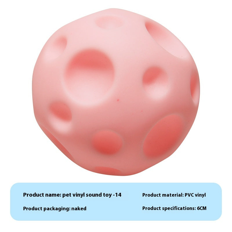 KFX-9710909 Durable Vinyl Simulation Bite-Resistant Ball for Pets - Various Colors Available