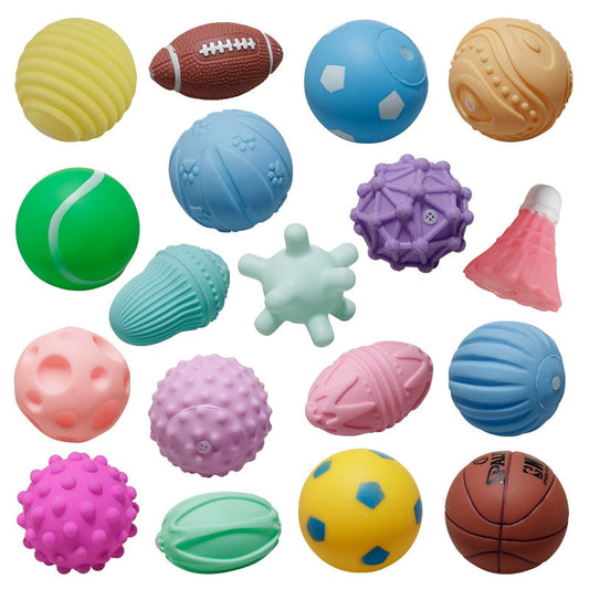 KFX-9710909 Durable Vinyl Simulation Bite-Resistant Ball for Pets - Various Colors Available