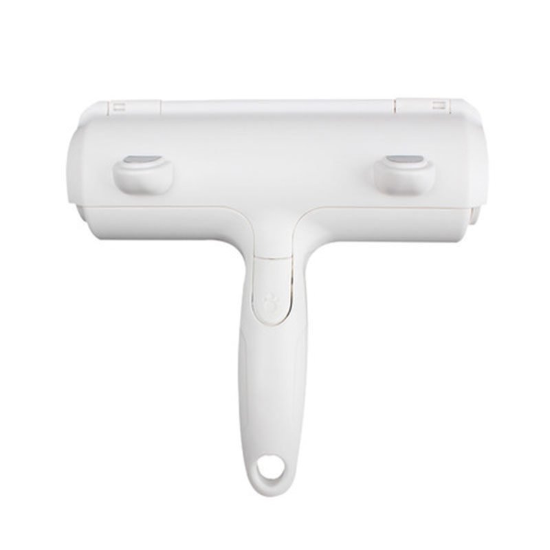 KFX-9711677 Pet Roller Cleaning Brush - White, Essential Tool for Effortless Pet Hair Removal