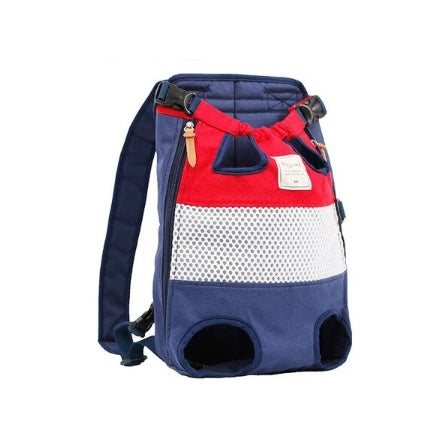 KFX-9712317 Pet Carrier Backpack for Small Dogs and Cats - Breathable, Airline Approved, Stylish Striped Design
