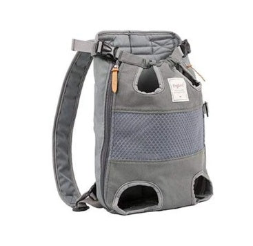 KFX-9712317 Pet Carrier Backpack for Small Dogs and Cats - Breathable, Airline Approved, Stylish Striped Design