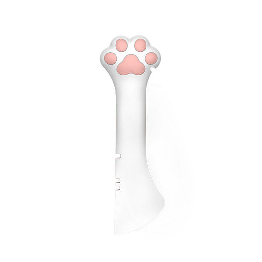 KFX-9713341 Cute Pink Cat Food Can Lid with Spoon for Easy Wet Food Storage