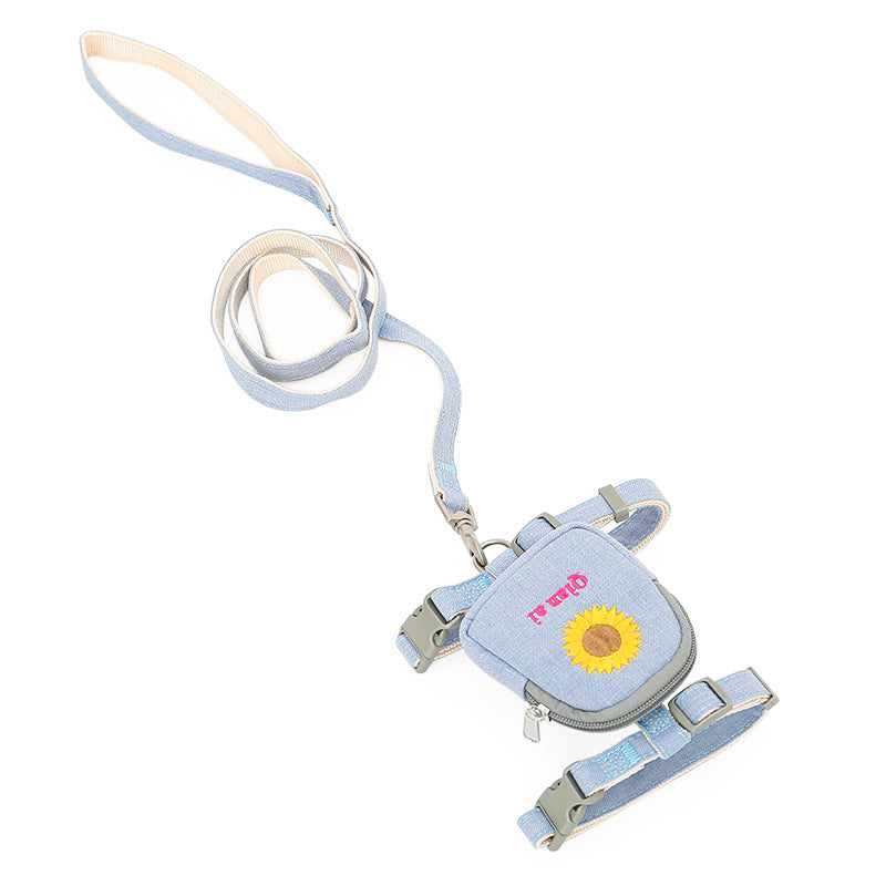 KFX-9715133 Dog Traction Rope with Chest Harness for Comfortable Walking