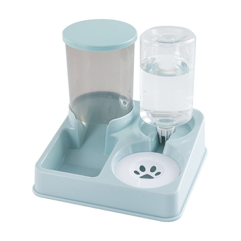 KFX-9716029 Automatic Pet Feeder and Water Dispenser with Double Bowls for Cats and Dogs
