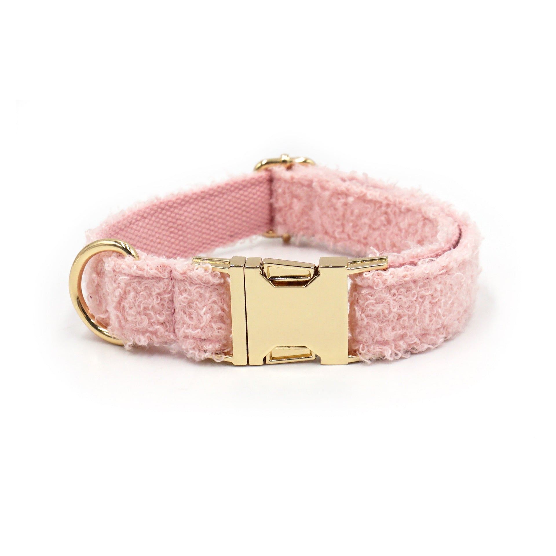 KFX-9717821 Adjustable Teddy Velvet Pet Collar in Multiple Colors for Dogs