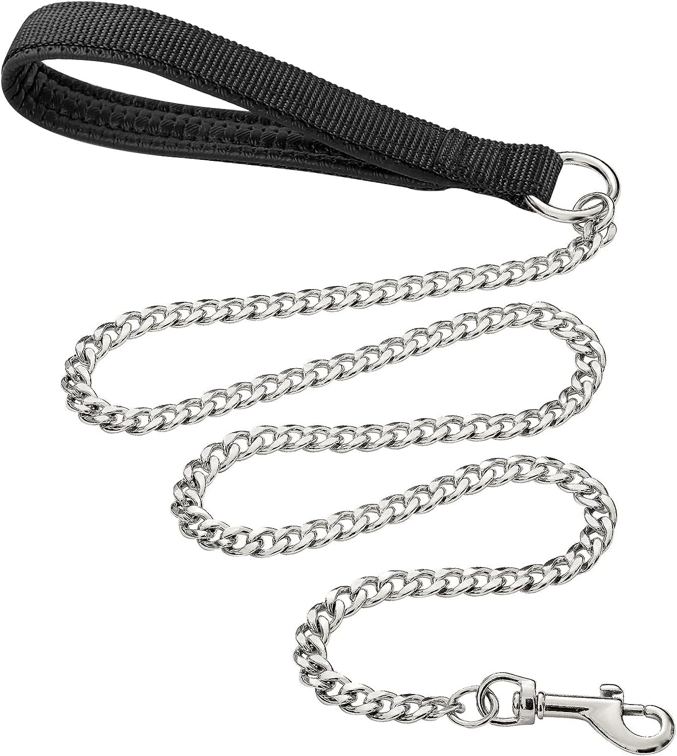 KFX-9723069 Heavy Duty Chew Proof Dog Leash with Soft Padded Handle for Medium to Large Dogs - 120cm Length, 3.0mm Width