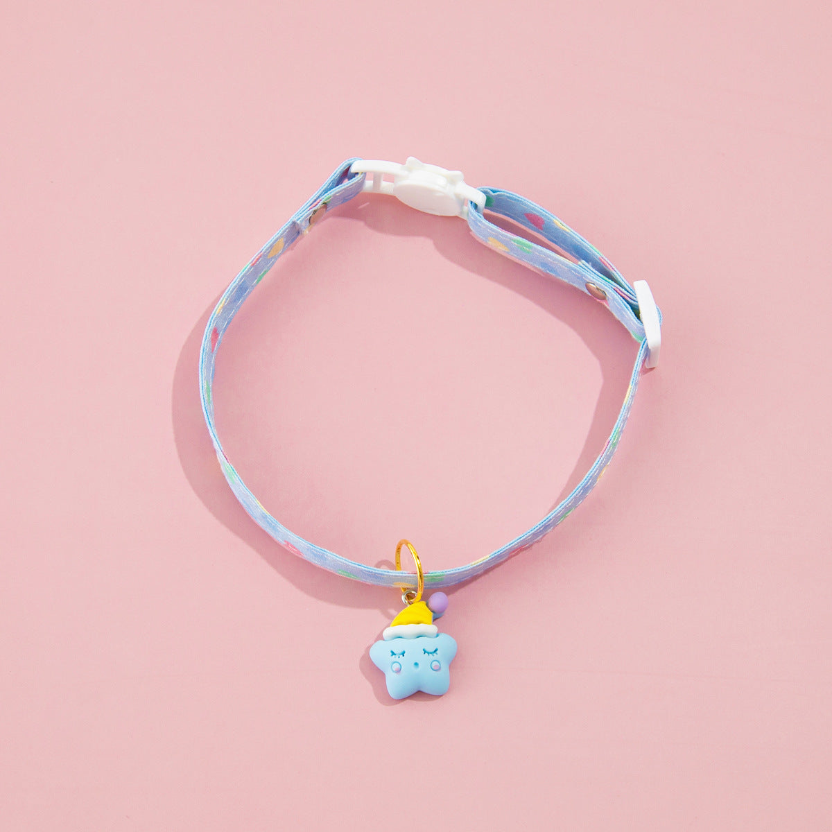 KFX-9723581 Adjustable Love Pattern Cat Collar in Various Colors