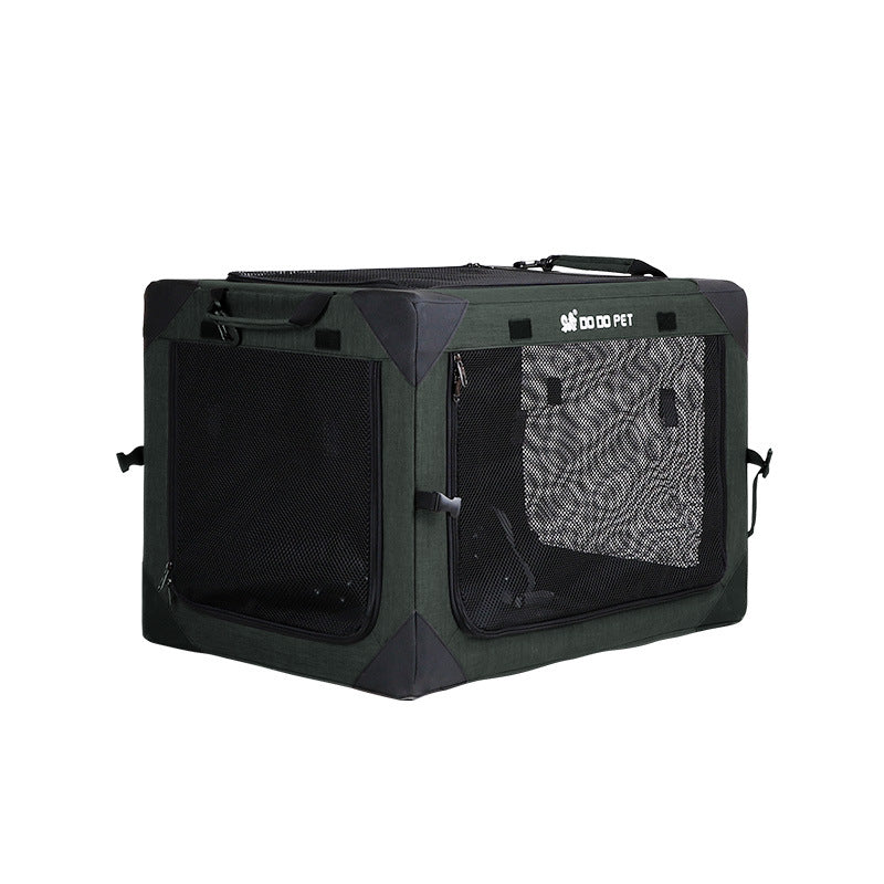 KFX-9726397 One Piece Collapsible Cloth Kennel Tent - Khaki, Green, Black, Size S (51*33*33cm)