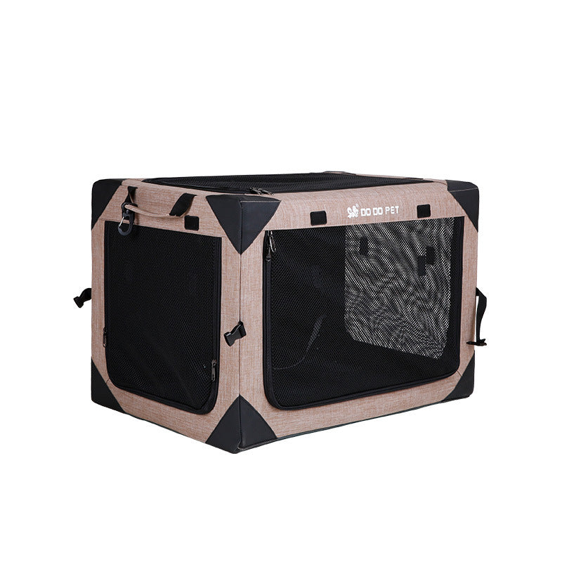 KFX-9726397 One Piece Collapsible Cloth Kennel Tent - Khaki, Green, Black, Size S (51*33*33cm)