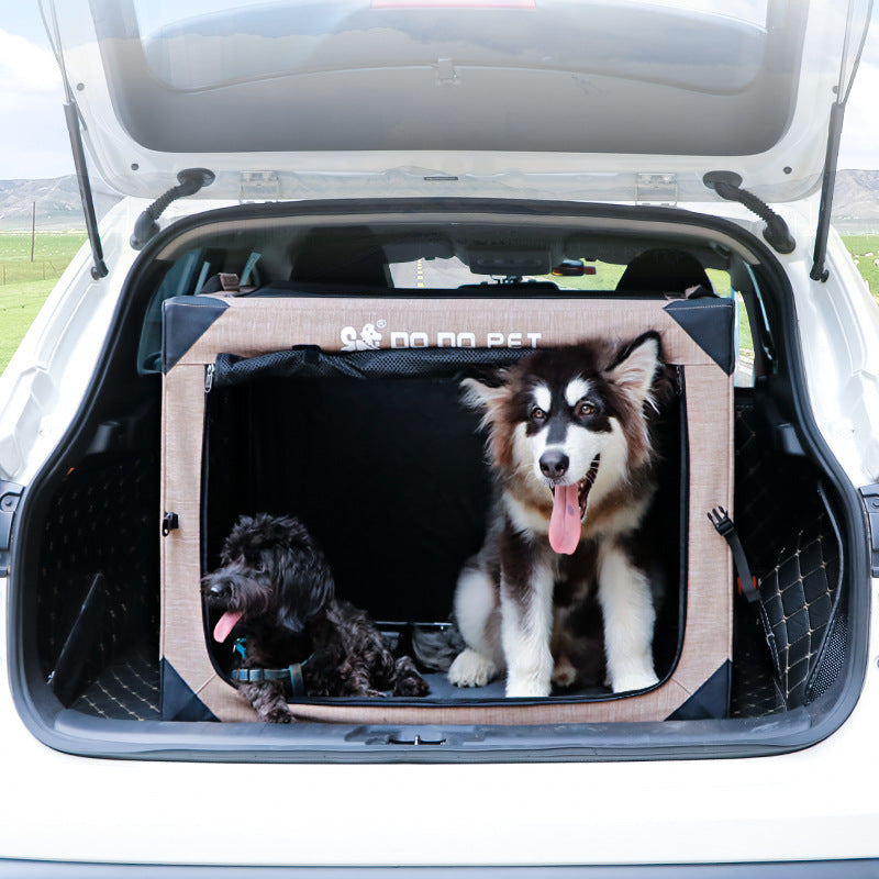 KFX-9726397 One Piece Collapsible Cloth Kennel Tent - Khaki, Green, Black, Size S (51*33*33cm)