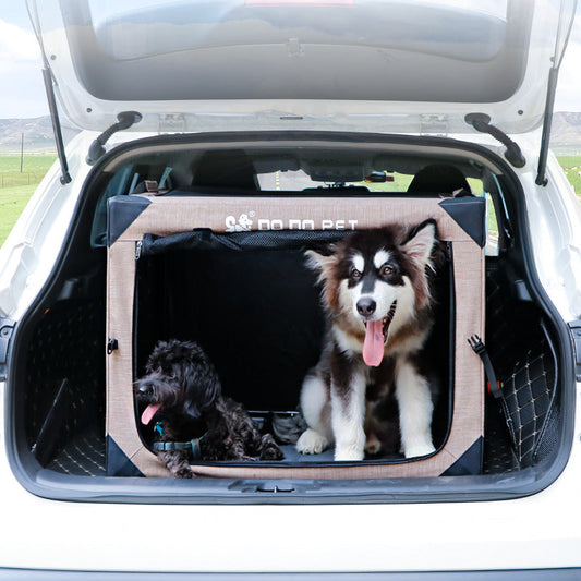 KFX-9726397 One Piece Collapsible Cloth Kennel Tent - Khaki, Green, Black, Size S (51*33*33cm)