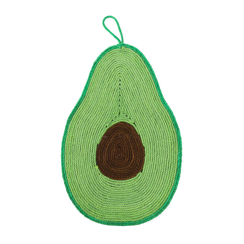 KFX-9727549 Sisal Rope Cat Scratch Pad with Anti-Skid EVA Cloth - Various Fun Shapes and Colors