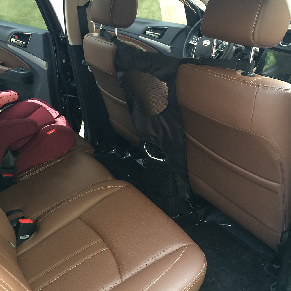 KFX-9728957 Car Rear Seat Pet Guardrail - Cloth Isolation Protection for Dogs, 46*69cm