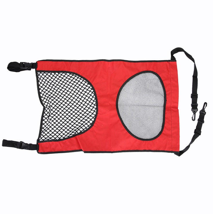 KFX-9728957 Car Rear Seat Pet Guardrail - Cloth Isolation Protection for Dogs, 46*69cm
