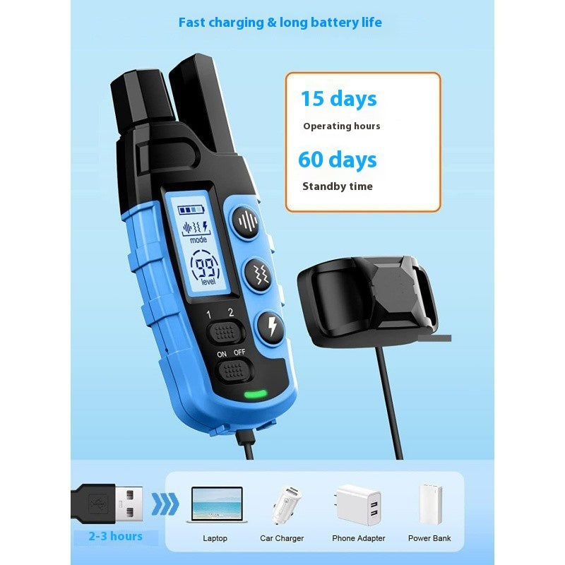 KFX-9730621 Remote Control Electric Dog Training Collar with Bark Stop Function, 1000m and 2000m Range Options