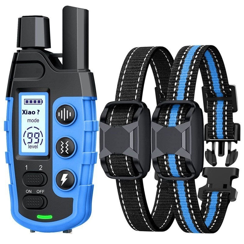 KFX-9730621 Remote Control Electric Dog Training Collar with Bark Stop Function, 1000m and 2000m Range Options