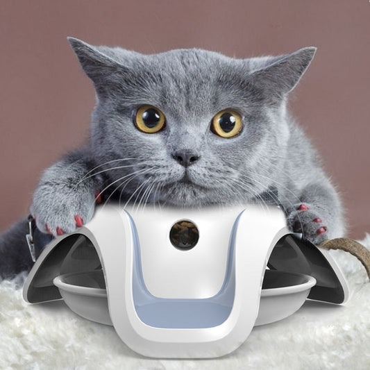 KFX-9731133 Interactive Cat Food Leaking Toy - Earth Guest Educational Cat Training Tool (25.2cm x 13.6cm x 27.2cm)