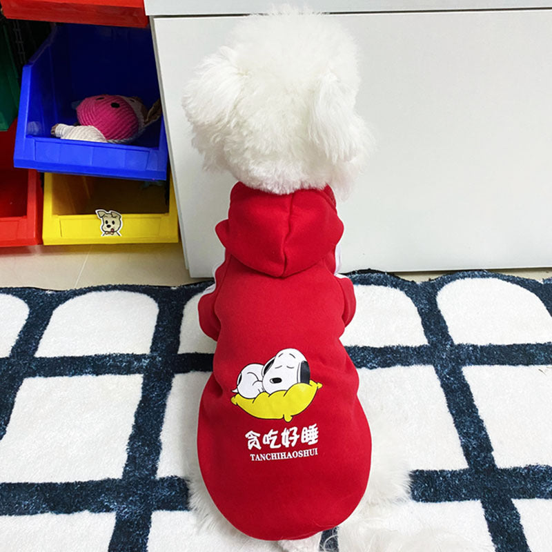 KFX-9732413 Cartoon Cute Pet Clothing for Dogs - Autumn & Winter Collection in Various Colors and Sizes