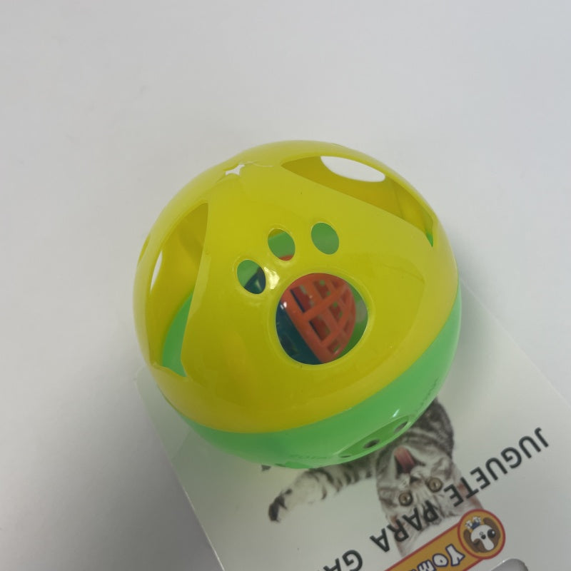 KFX-9734717 Interactive Bell Ball Cat Toy for Engaging Playtime Fun