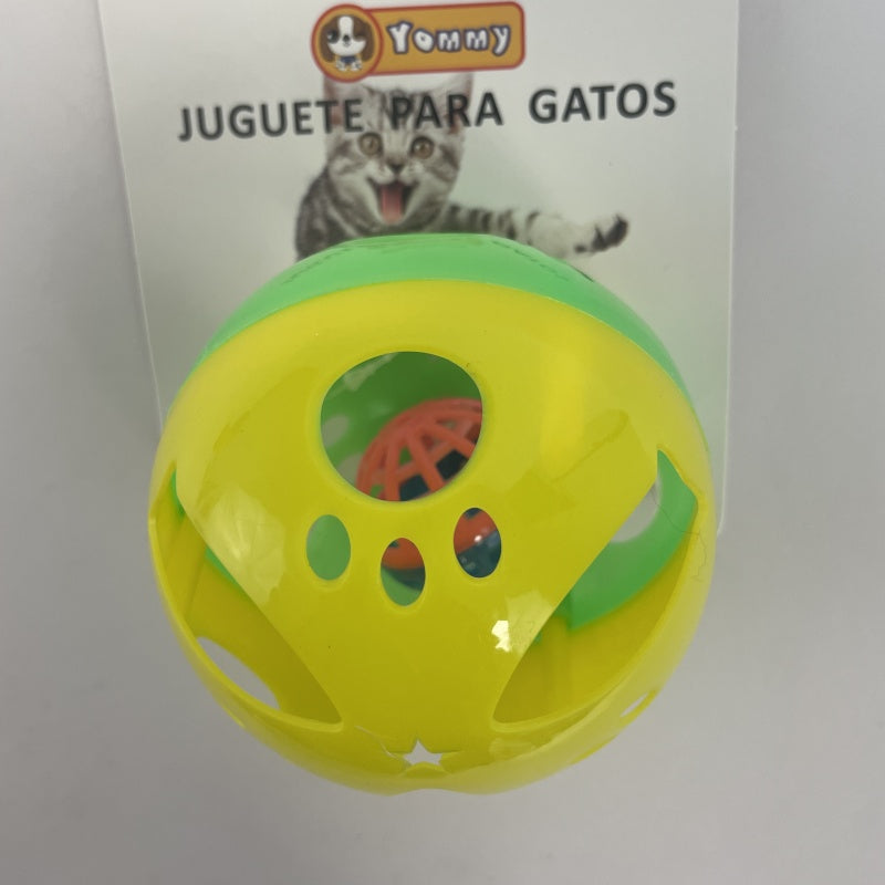 KFX-9734717 Interactive Bell Ball Cat Toy for Engaging Playtime Fun