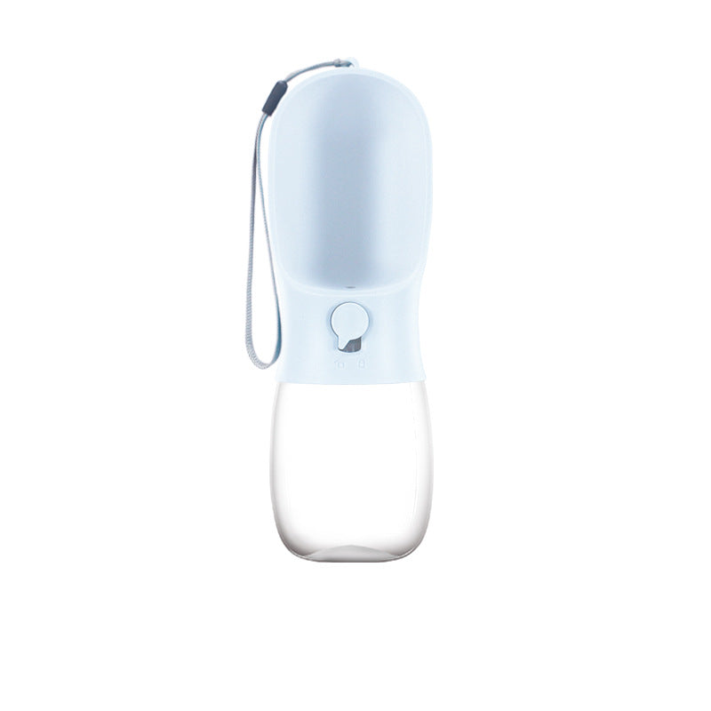 KFX-9738941 Large Capacity Portable Travel Pet Water Bottle - 550ML Plastic Design