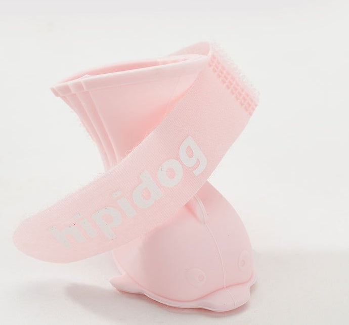 KFX-9739709 Waterproof PVC Coated Jelly Rain Boots with Non-Slip Foot Covers in Sizes S, M, L