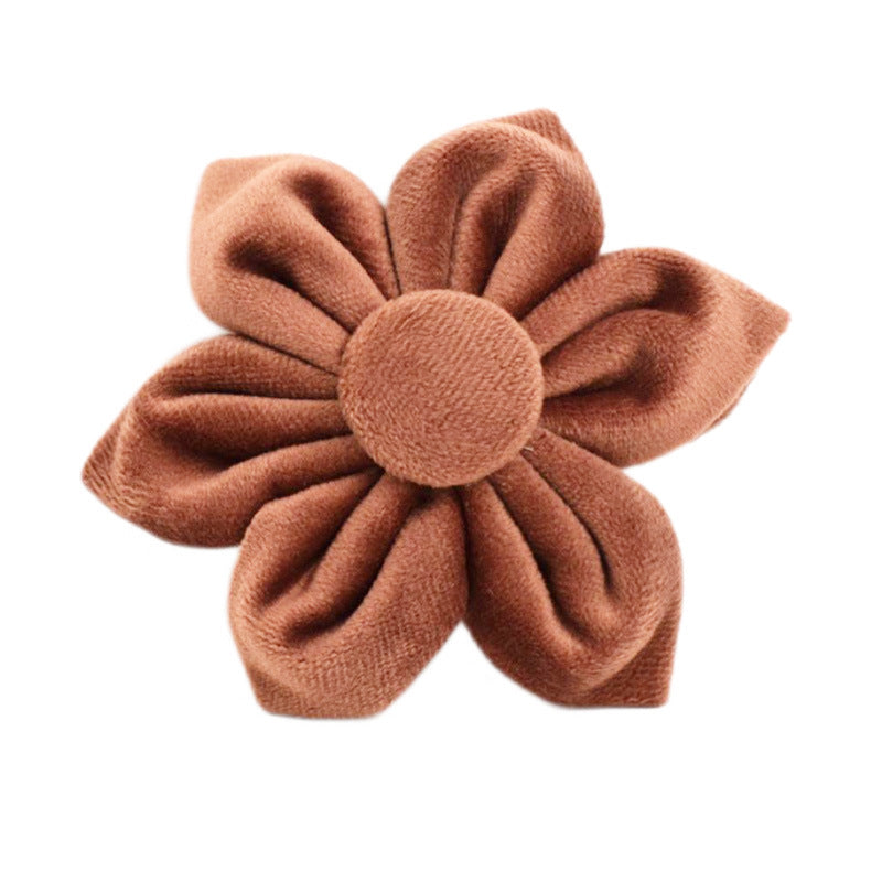 KFX-9742141 Stylish Velvet Dog Collar with Bow, Flower, Vest, Leash, Rope, and Poop Bag
