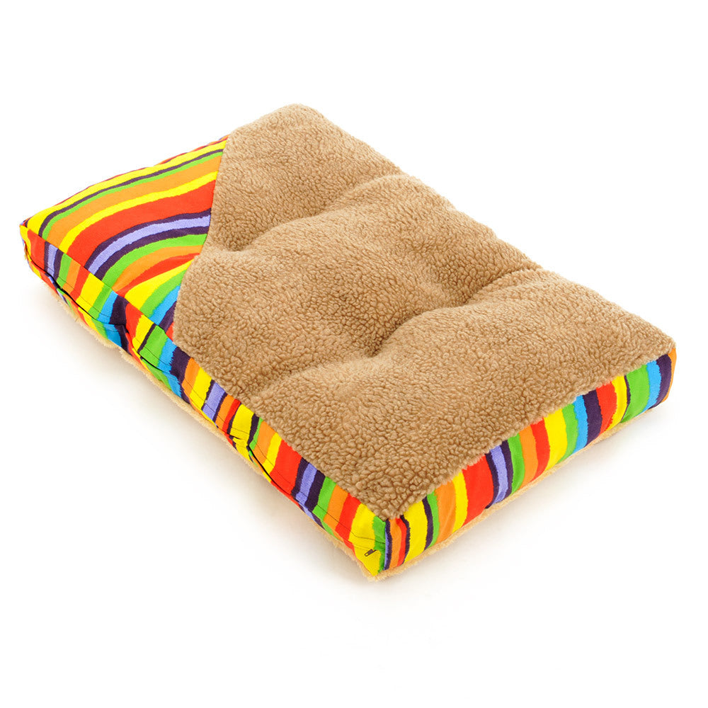 KFX-9748669 Comfortable Suede Dog Mat Mattress - 90x75x17cm Seat Cushion
