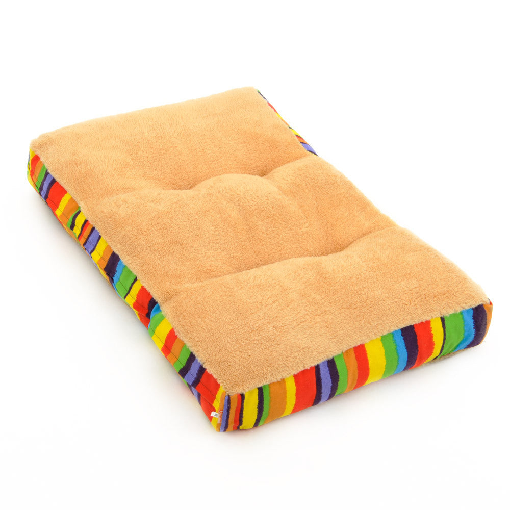 KFX-9748669 Comfortable Suede Dog Mat Mattress - 90x75x17cm Seat Cushion