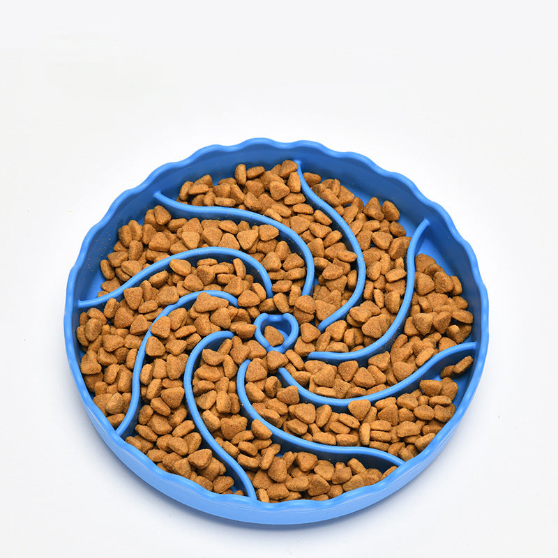 KFX-9748797 Non-Slip Slow Food Bowl for Dogs - Food Grade Silicone with Suction Cup, 20cm