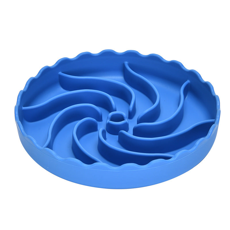 KFX-9748797 Non-Slip Slow Food Bowl for Dogs - Food Grade Silicone with Suction Cup, 20cm