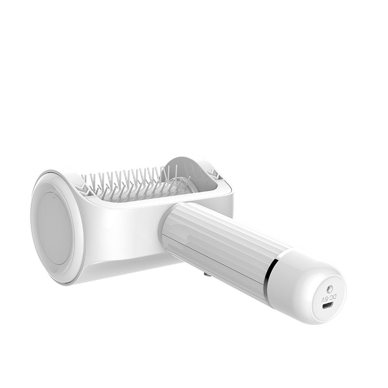 KFX-9750205 Automatic Pet Electric Hair Comb - RK89, White, Rechargeable, 8-Hour Usage Time, Durable ABS/PP Material