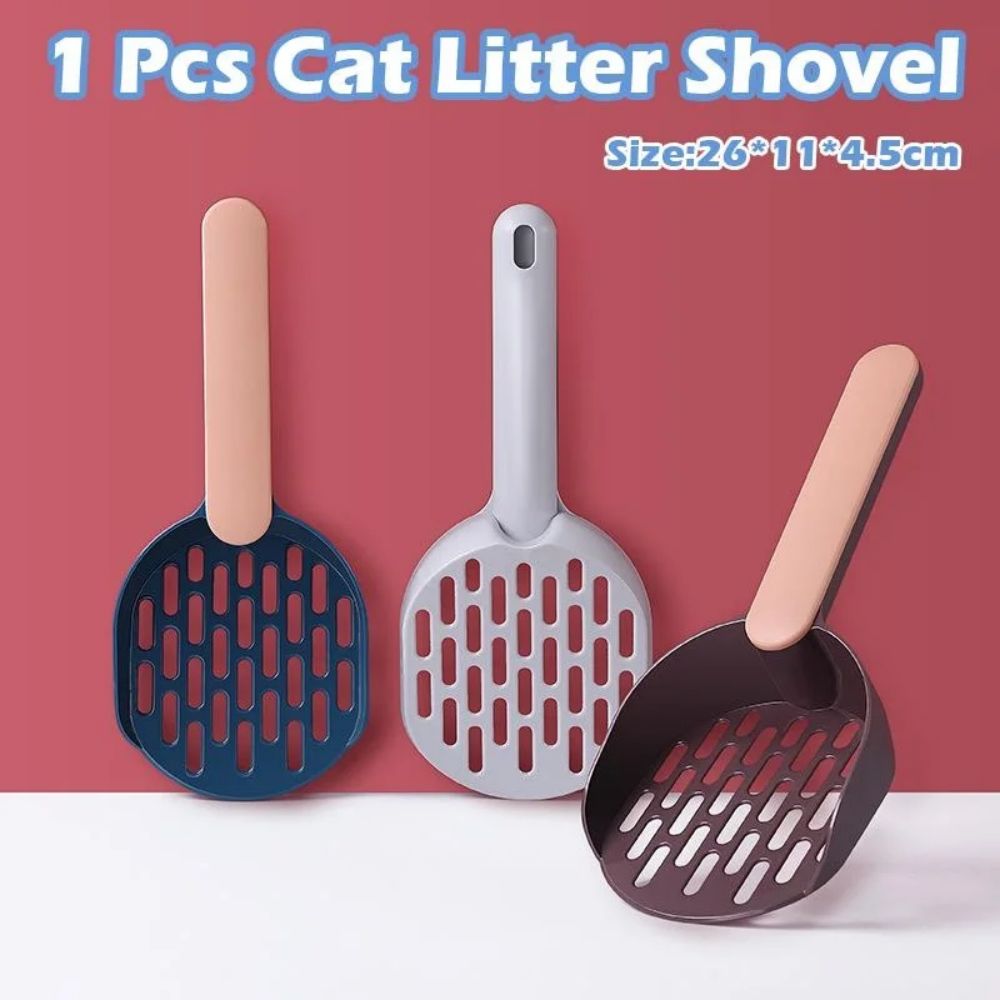 KFX-9751869 Durable Plastic Cat Litter Shovel for Easy Poop Cleaning and Maintenance