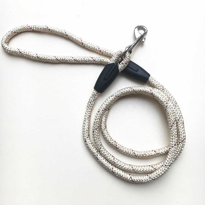KFX-9754173 Small Dog Traction Belt - 0.8 cm x 120 cm Durable Polyester Chain for Pet Walking
