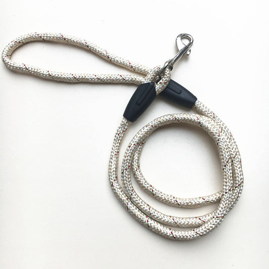 KFX-9754173 Small Dog Traction Belt - 0.8 cm x 120 cm Durable Polyester Chain for Pet Walking
